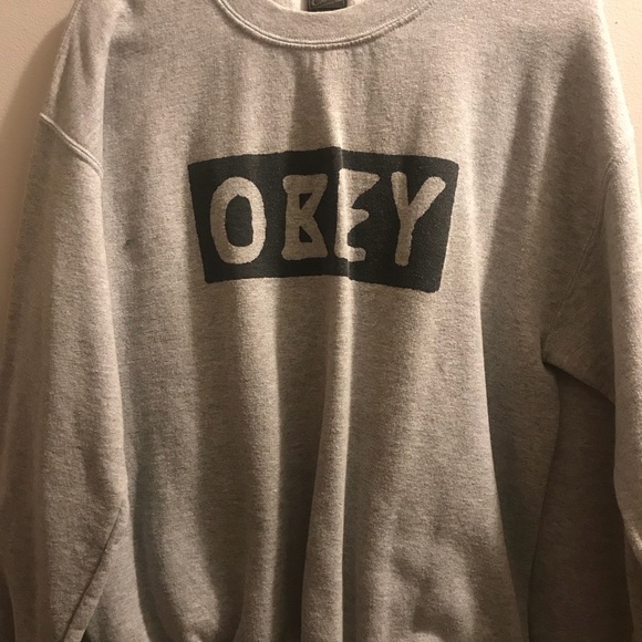 Oversized Crew OBEY sweater - Picture 3 of 3